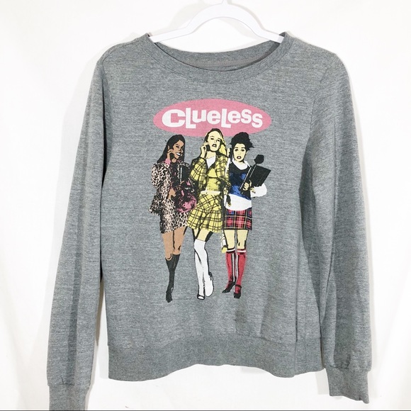 Clueless Tops - CLUELESS movie sweatshirt size L Crew XS Cotton